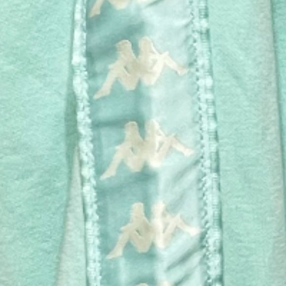 Kappa XL Pastel Green Graphic Fleece Lined Hoodie - Picture 6 of 10